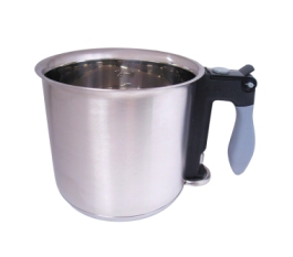 Mlékovar 1,5 l. nerez dvouplášťový Tom